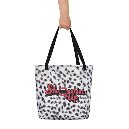 Showin' Up Leopard Tote Bag