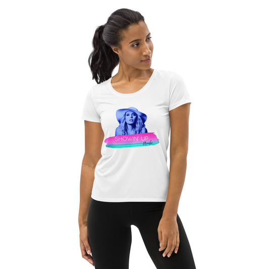 Showin' Up Women's Athletic T-shirt