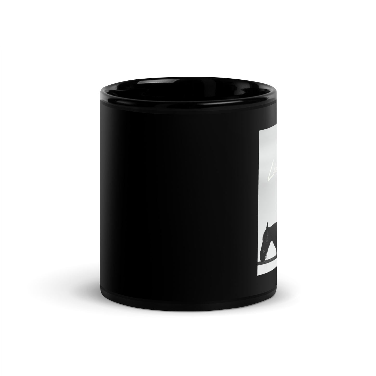 Live & Let Live-Black Glossy Mug